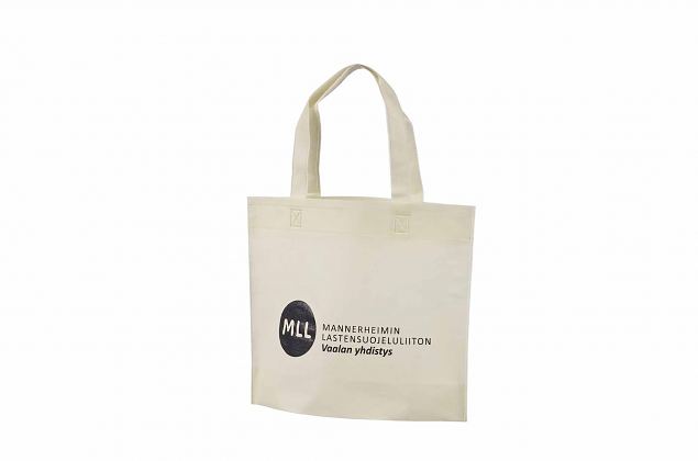 beige non-woven bags with personal print 