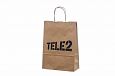 durable ecological paper bag with logo | Galleri-Ecological Paper Bag with Rope Handles nice looki