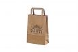 brown paper bags with personal print | Galleri-Brown Paper Bags with Flat Handles durable and eco 