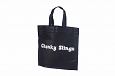 black non-woven bag with personal logo print | Galleri-Black Non-Woven Bags durable black non-wove