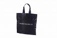 Galleri-Black Non-Woven Bags durable black non-woven bag with print 
