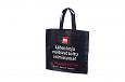 black non-woven bag with personal print | Galleri-Black Non-Woven Bags durable black non-woven ba