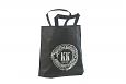 durable black non-woven bags with personal logo print | Galleri-Black Non-Woven Bags durable black