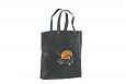 black non-woven bags | Galleri-Black Non-Woven Bags durable black non-woven bag with personal pri