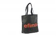 durable black non-woven bag with personal print | Galleri-Black Non-Woven Bags durable black non-