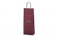 durable paper bag for 1 bottle with print | Galleri-Paper Bags for 1 bottle durable paper bags for