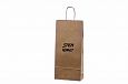durable paper bag for 1 bottle with personal print | Galleri-Paper Bags for 1 bottle durable kraft