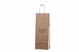durable kraft paper bags for 1 bottle with print | Galleri-Paper Bags for 1 bottle kraft paper bag
