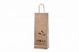 durable paper bag for 1 bottle with print | Galleri-Paper Bags for 1 bottle kraft paper bags for 1