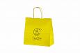 sangadega valge paberkott on eriti sobiv butiikidele | Galerii tehtud tdest logo trkiga kollast