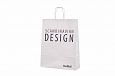 white paper bag with logo | Galleri white paper bag with personal logo 