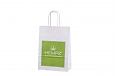 white paper bag with logo | Galleri white paper bag with printed design 