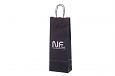 white paper bag with personal logo | Galleri wine paper bag 