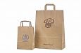 ecological paper bags with with flat handles and logo | Galleri-Ecological Paper Bag with Rope Han