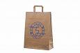 durable ecological paper bags flat handles and with print | Galleri-Ecological Paper Bag with Rope