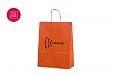 Fotogalerii- oranid paberkotid, millele trkitud klientide logod oranid paberkotid trkiga 