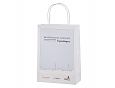 billig vit papperskasse med tryck | Bildgalleri - Vita papperskassar Elegant vit papperskasse i h