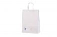 frdelaktiga vita papperskassar med logotyp | Bildgalleri - Vita papperskassar Elegant vit pappers