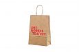 durable recycled paper bag with print | Galleri-Recycled Paper Bags with Rope Handles 100% recycle