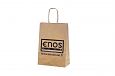 durable recycled paper bag with logo print | Galleri-Recycled Paper Bags with Rope Handles 100% re