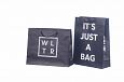 laminated paper bag with personal logo print | Galleri- Laminated Paper Bags laminated paper bag w