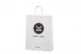 Valged paberist kotid on s.. | Fotogalerii- valged paberkotid, millele trkitud klientide logod Kr