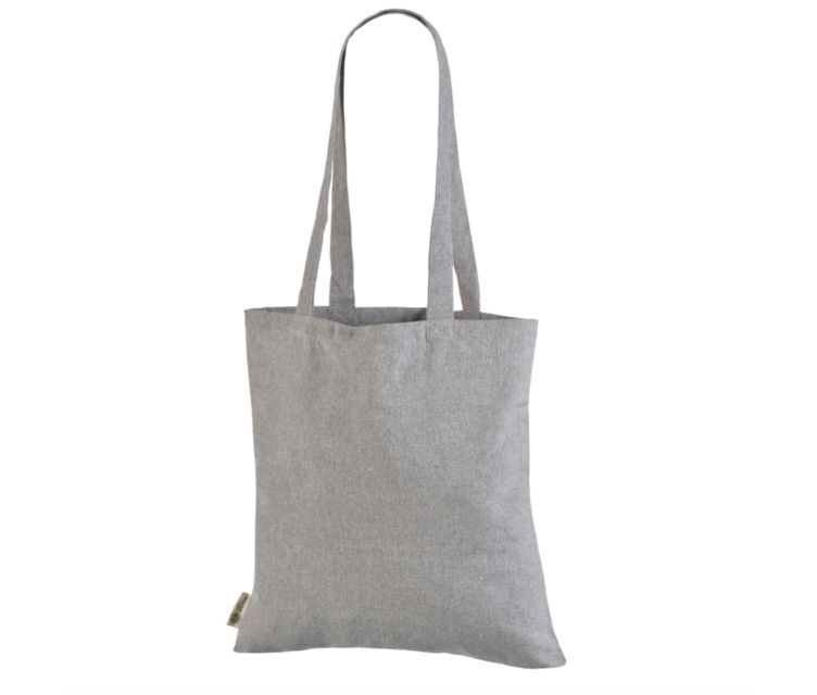 Helehall ümbertöödeldud puuvillast kott