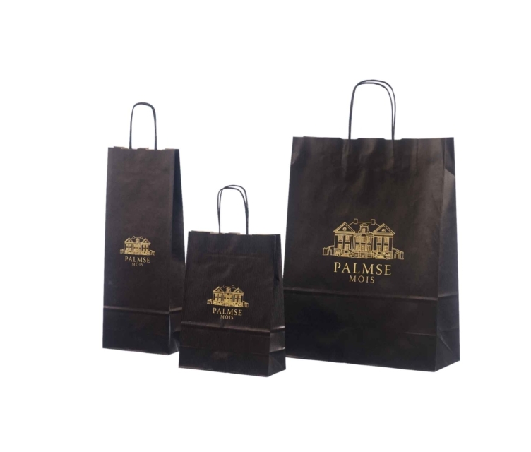 Mustad paberkotid personaalse trükiga