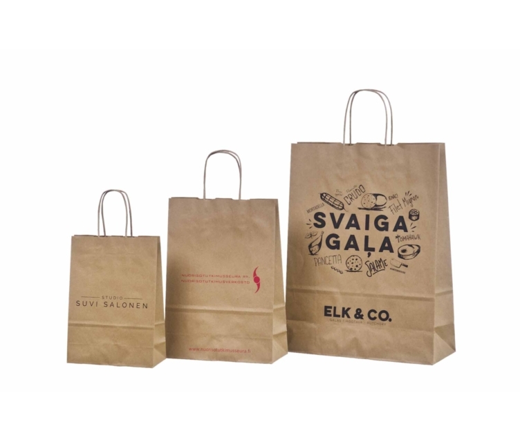 Nöörsangadega ökopaberist kotid logodega