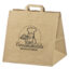 Pruun take away paberkott mõõtudega 35x23x25 cm