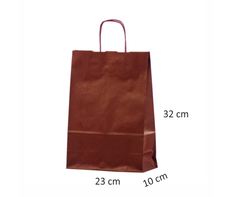 Tumepunased paberkotid