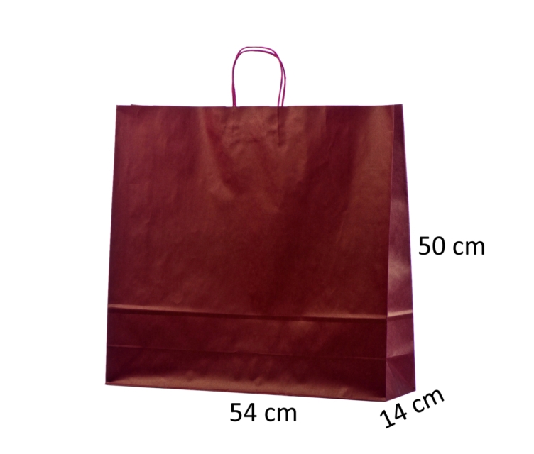 Tumepunased paberkotid