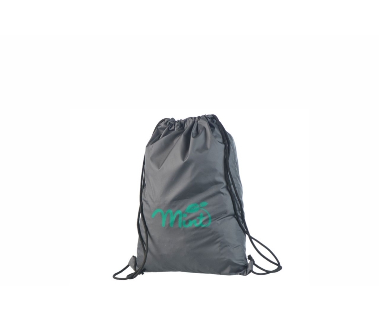 Halli värvi vetthülgavast nailonist seljakott logoga