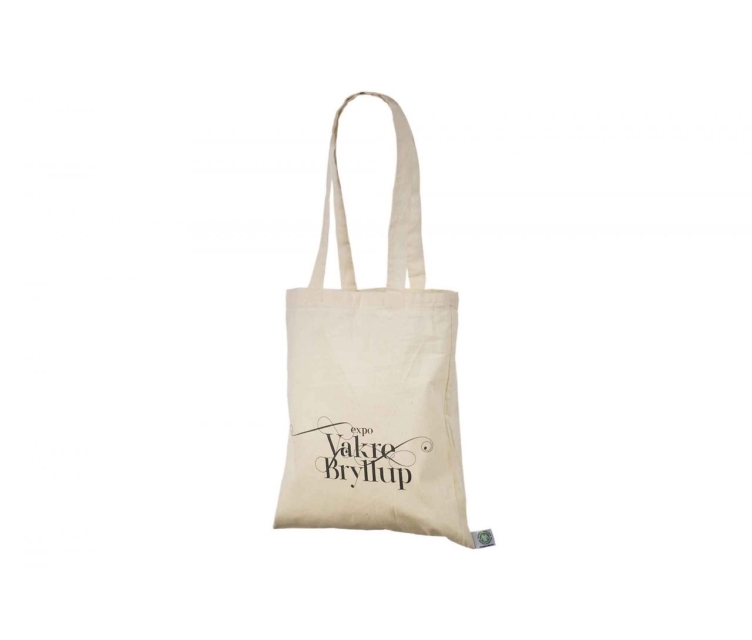 Loodusvalged orgaanilisest puuvillasest riidest kotid personaalse trükiga