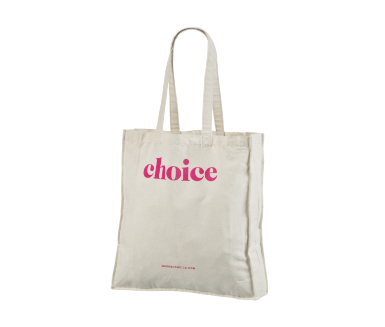 Loodusvalget värvi küljevoldiga riidest kott logoga