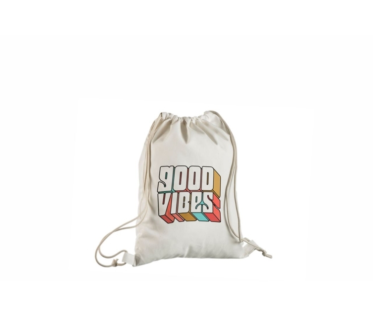 Loodusvalget värvi tugevast puuvillasest riidest seljakott trükiga