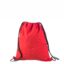 Punast värvi vetthülgavast nailonist seljakott