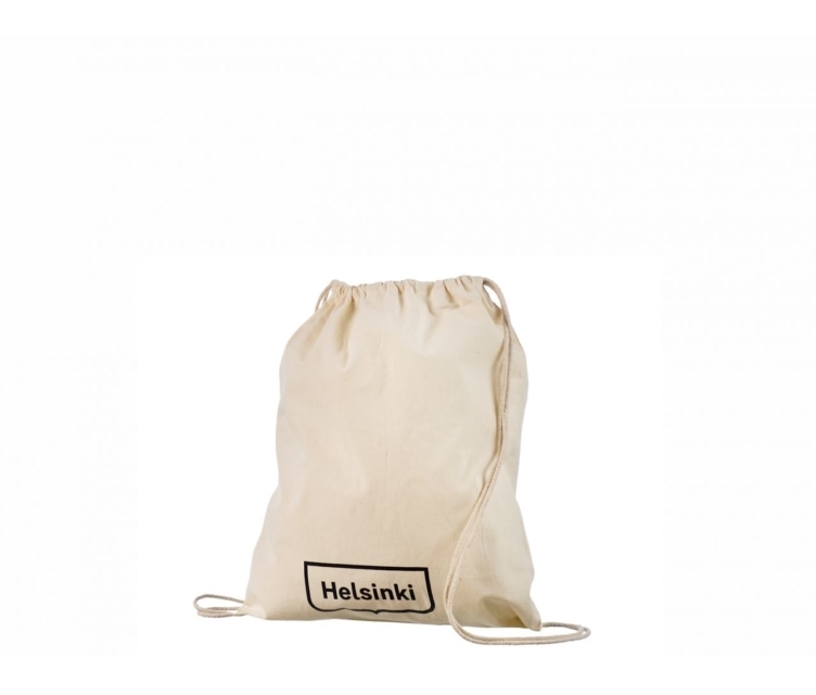 Orgaanilisest puuvillast seljakott logodega