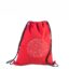 Punast värvi vetthülgavast nailonist seljakott personaalse logoga