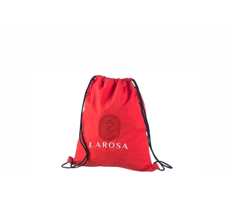 Punast värvi vetthülgavast nailonist seljakott personaalse trükiga