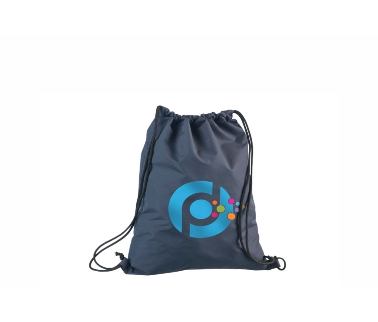 Sinist värvi vetthülgavast nailonist seljakott personaalse trükiga