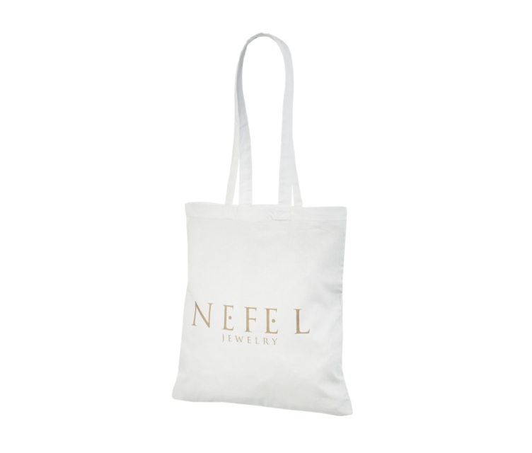 Valget värvi riidest kott enda logoga