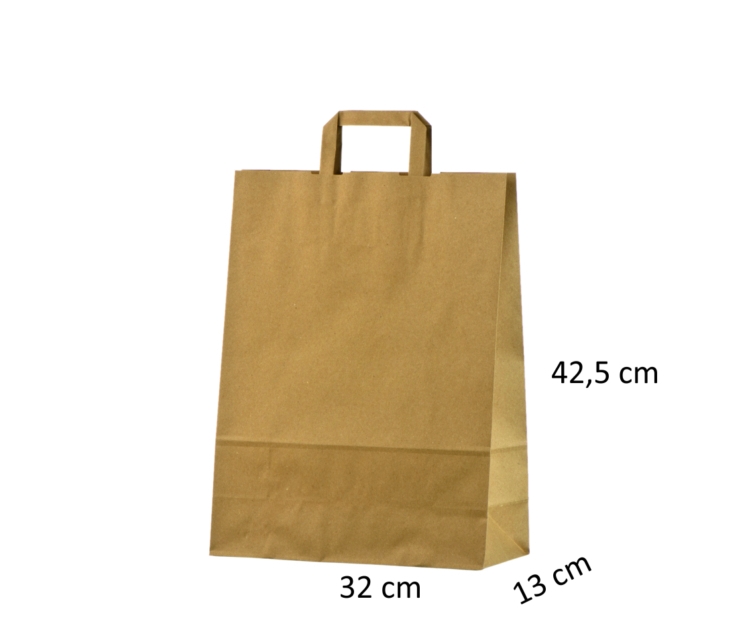 Pruunide lamedate sangadega paberkott