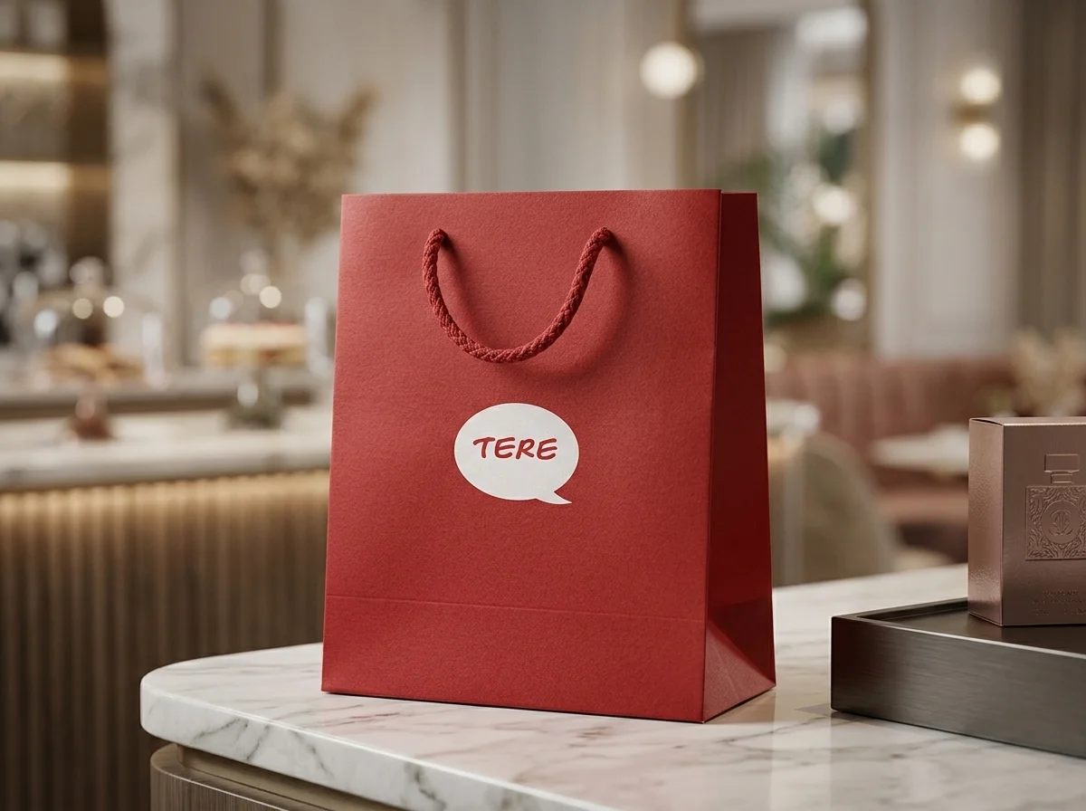 Luksuslik trükiga paberkott