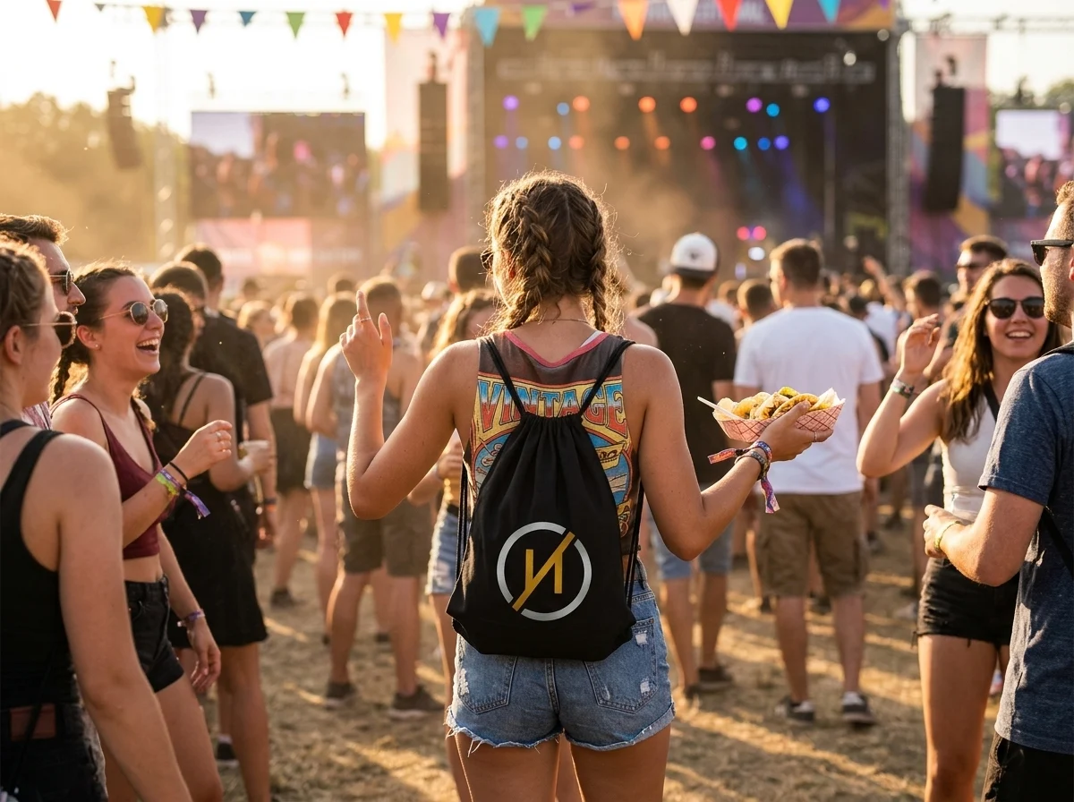 Riidest seljakott festivalil